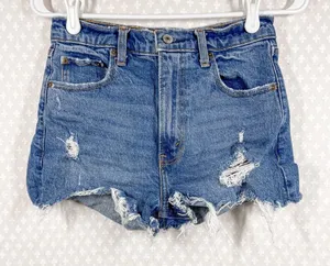 Abercrombie & Fitch High Rise The Mom‎ Shorts thumbnail 1