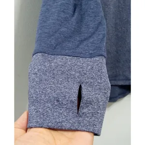 Avia Women's Athletic Top Pullover Blue Drawstring Long Sleeve Funnel Neck XL thumbnail 2