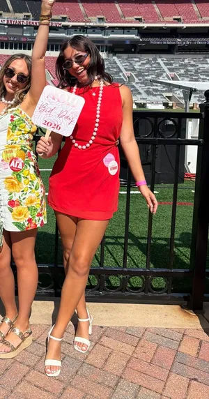 Pretty Little Thing Dress Red Mini thumbnail 1