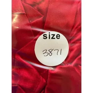 Victoria's Secret Robe Red Satin Cozy Fleece Lined Wrap Hollywood Pockets M/L thumbnail 5