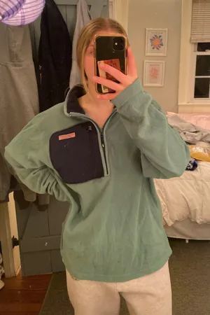 Vineyard Vines Fleece Quarter Zip thumbnail 1