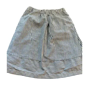 J.Crew Womens Blue White Striped Linen Blend A-Line Skirt G5892 Small thumbnail 1