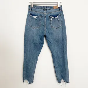 Abercrombie High Rise Distressed Mom‎ Jeans 28 Grunge Punk Retro Slouchy 90s thumbnail 7