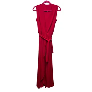 Vintage Ayes Unlimited Maxi Dress M/L True Wrap Gown Party Event Christmas thumbnail 2