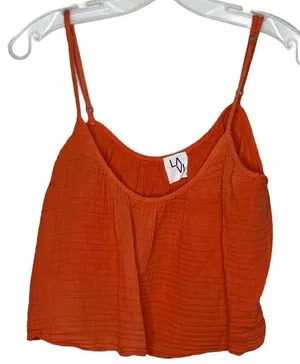 LA VI Crop Top Orange thumbnail 1
