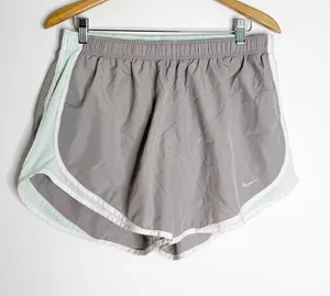 Nike Tempo Women’s Dri-FIT Running Shorts Gray Mint Size XL 3” Inseam thumbnail 1