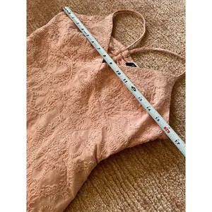 MINKPINK Pink Embroidered Mini Dress Women’s S/M Spaghetti Straps Ruffle Hem thumbnail 6