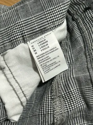 Size 4 American Eagle plaid skinny jeans thumbnail 9