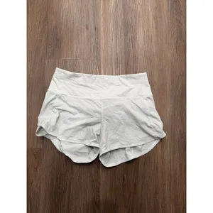 Lululemon Speed Up Low-Rise Lined Short 3 White LW7BCMT Size 8 thumbnail 3