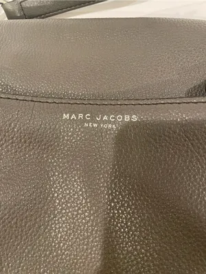 Marc Jacobs Empire Crossbody Bag Gray Pebbled Leather Purse thumbnail 12