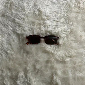 Retro Tortoise Shell Square Sunglasses Brown thumbnail 2