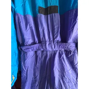 Vintage 90s Inside Edge Purple Blue One Piece Ski Suit‎ Youth XL Womens Fit Snow thumbnail 14