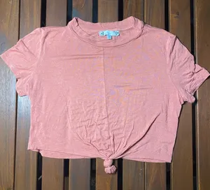 Iris Women's Pink Crop Top size M thumbnail 1