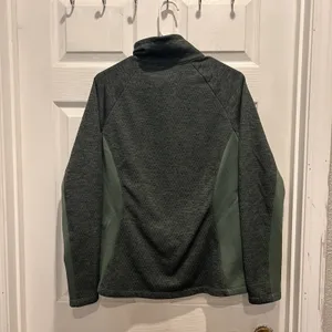 The North Face Womens‎ Green Heather Full Zip Fleece Pullover Large Gorpcore thumbnail 7