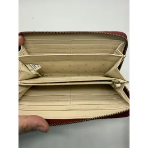 Kate Spade Burgundy Quilted Leather Natalia Zip Around Wallet thumbnail 3