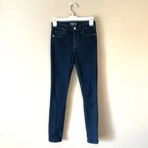 ABERCROMBIE & FITCH | Dark Blue Mid Rise Super Skinny Denim Jeans Sz 25 thumbnail 2