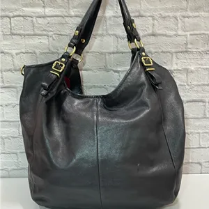 Coach 15958 Madison Black Leather Large Convertible Shoulder Bag. thumbnail 3