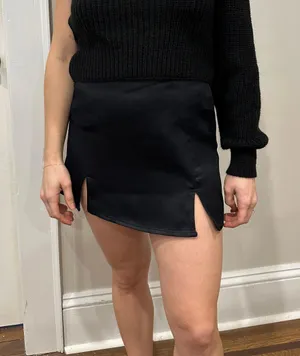 ZARA Satin Skort thumbnail 1