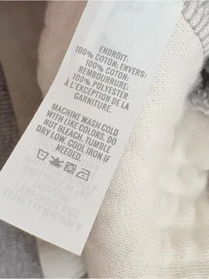 Aerie OFFLINE By Aerie Coffee Run Cropped Hoodie Grey Pullover Ribbed Size M thumbnail 10