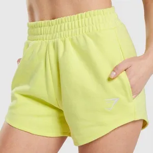 Gymshark Training Sweat Shorts Yellow thumbnail 1