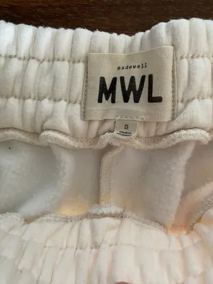 Nordstrom White Sweat Pants thumbnail 2