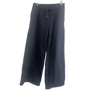 ✨Lululemon Scuba Mid-Rise Wide-Leg Full Length Black Sz 12 Pants✨ thumbnail 6