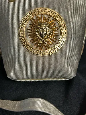 Celestial Sun Gold Crossbody Bag with Decorative Medallion thumbnail 6