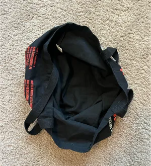 Quittin Time Tour Tote Bag Black thumbnail 3