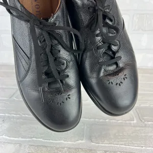 Aravon Duxbury Delilah Shoes Womens 9 B Black Leather Comfort Walking Lace Up thumbnail 11