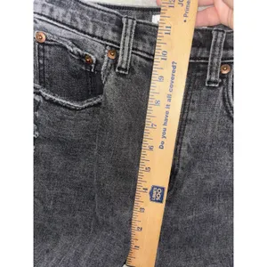 Abercrombie Fitch Women Jeans Size‎ 26/2 R Black Ankle Straight Ultra High Rise thumbnail 6