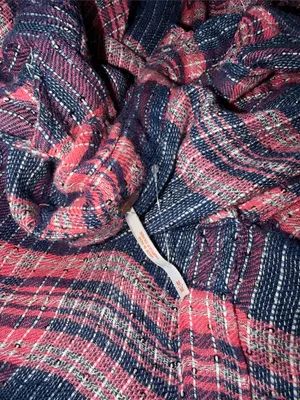 NWOT Free people fearless love oversized top pink Blue Medium thumbnail 5