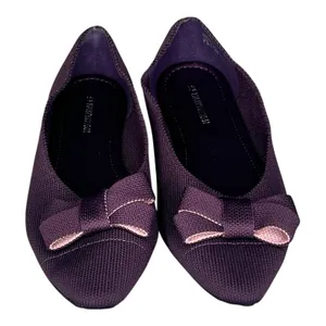 41Hawthorn (7.5) Oaklyn Knit Ballerina Flat - Stitch Fix Bow Detail Slip On Knit thumbnail 1