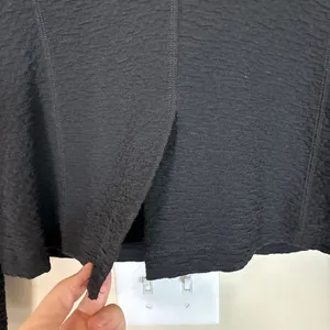 EILEEN FISHER Crinkle Textured Blazer Jacket Size S Black‎ Lining Stretch thumbnail 8
