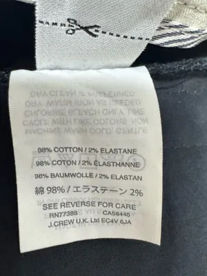J crew Women's bottom closed Black details Elastic-Waist Shorts 12 thumbnail 10