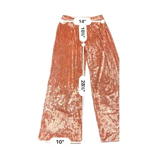 Victoria’s Secret velvet pants with flared legs pants size Medium thumbnail 5