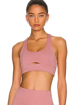 WellBeing + BeingWell revolve MoveWell mauve blush Pink Sports Bra Yoga M thumbnail 1