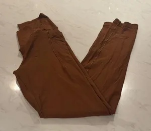 Aerie Real Me 7/8 Copper Brown Leggings thumbnail 1