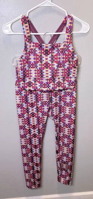 Free People Women's Workout Set Ashford Lose Bra & Leggings‎ Size Small thumbnail 1