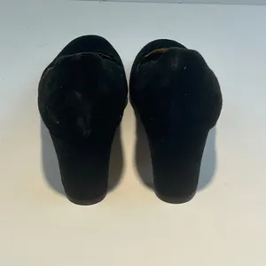Circa Joan & David CJ Voyageur Black Suede Block‎ Heel Pumps 8.5M Classic Shoe thumbnail 10