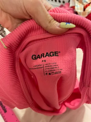 Garage V neck top thumbnail 3