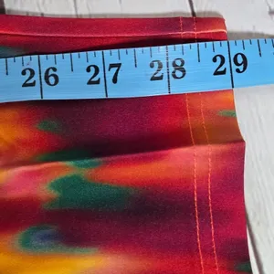 WeWoreWhat Cut Out Midi Skirt in‎ Fire Tie Dye Spicy Orange M NWT thumbnail 9