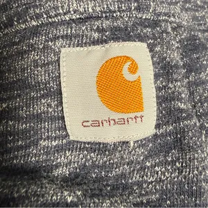 Carhartt Women's Small 4/6 Heathered Navy Hoodie Sweatshirt thumbnail 6