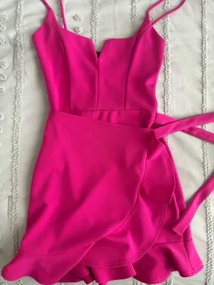 Lulus hot pink mini dress  thumbnail 1