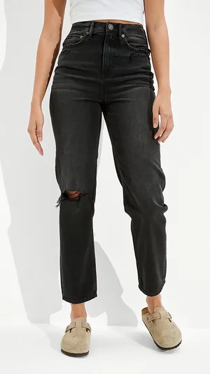 NWT American Eagle Comfort Stretch Waistband Highest Rise 90's Boyfriend‎ Size 0 thumbnail 1