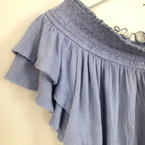 Free People Lavender Loose Fit Crop Top XS thumbnail 2