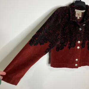 Vintage County Clothing‎ Company fuzzy jacket women's size medium cozy winter thumbnail 2