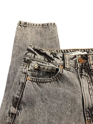 Garage Denim Mom Jeans Black Acid Wash Relaxed Fit Cotton Size 00 thumbnail 3