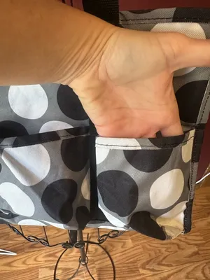 thirty-one Black and White Large Polka Dot Tote thumbnail 4
