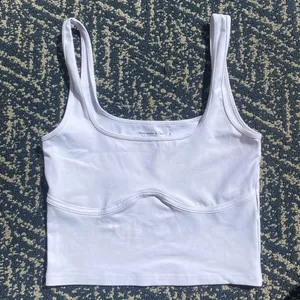 Abercrombie White Tank Top thumbnail 1