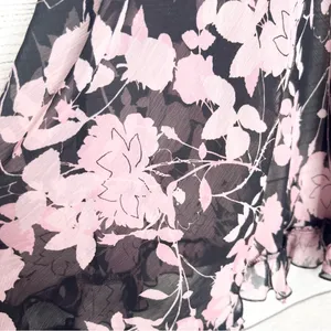 Vintage California Dynasty Sheer Black & Pink Floral Chemise Lingerie Size Large thumbnail 7
